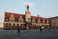 Altes Rathaus am Markt in Leipzig